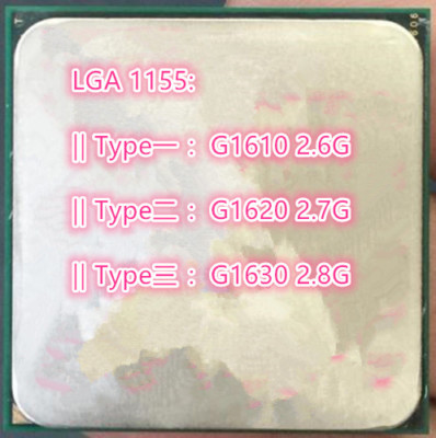 Intel Celeron Dual-Core G1610 G1620 G1630 LGA 1155 Desktop CPU