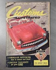 Customs Illustrated Magazine 3 1958 Vtg How To Taillights Grills Ford Chop Tops Customs Illustrated Magazine 3 1958 Vtg How To Taillights Grills Ford Chop Tops