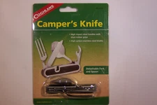 COGHLANS CAMPERS KNIFE HOBO POCKET TOOL STAINLESS STEEL 5 FUNCTION UTENSIL SET