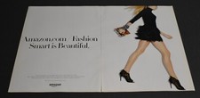 2014 Print Ad Sexy Heels Long Legs Lady Blonde Little Black Dress Amazon Fashion