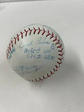 FITA ARCHERY GREATS GIL FREY - CAROL PELOSI & OTHERS- Autographed baseball