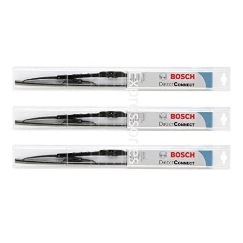Juego de escobillas limpiaparabrisas delanteras y traseras Bosch Direct Connect 24" 17" 11" para Dodge Caliber Foto 4 de 4