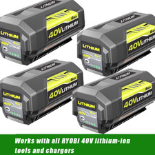 1-4x40V 6.0Ah Battery For Ryobi 40 Volt Lithium OP4050 OP40602 Battery OP40602