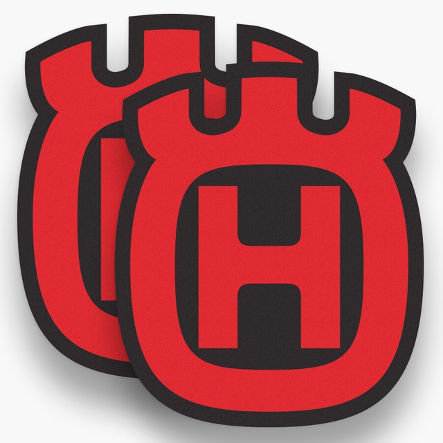 2x HUSQVARNA Stickers Decals Vinyl Big Logo Logo Motorcycle Chainsaw