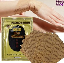 Patch tampon chaud ginseng rouge doré 1 PACK (20ea) / ruban adhésif en feuille / fabriqué en Corée / K-Beauty Holic