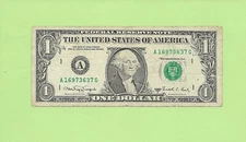 1988A $1 WEB FED PRESS  A 1697 3637 G .. FRONT PLATE-4, BACK-6  RUN-3