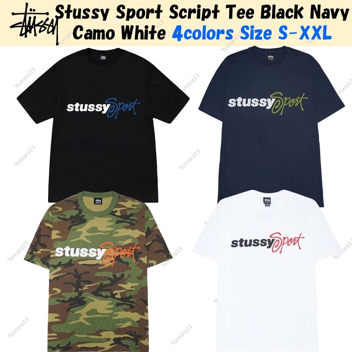 トップス Stussy Sport Script Tee Camo Buy Stussy Sport Script Tee 'Camo' - 1905070 CAMO | GOAT CA