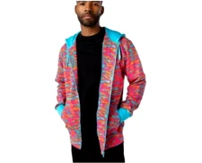 Ethika Men's Tiger Pop Zip Hoodie Abstract size Medium