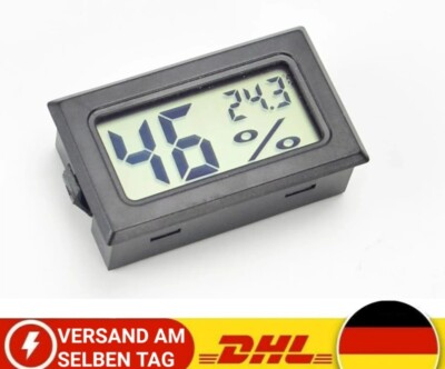 Digital LCD Kühlschrank Thermometer und Hygrometer Temperatur / Luftfeuchtigkeit