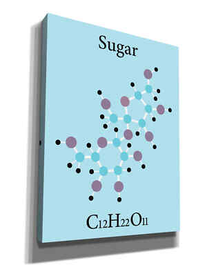 Epic Graffiti 'Sugar Molecule' Giclee Canvas Wall Art