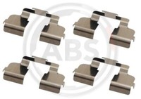A.B.S. 1835Q ZubehöRsatz, Scheibenbremsbelag Vorne FüR Dacia Renault