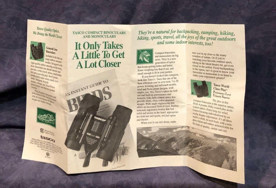 Tasco Compact Binoculars And Monoculars Brochure - Image 4 of 4