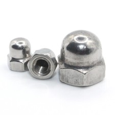 M5 STAINLESS STEEL DOME NUTS HEX DOMED NUTS A2-70 (304) DIN 1587