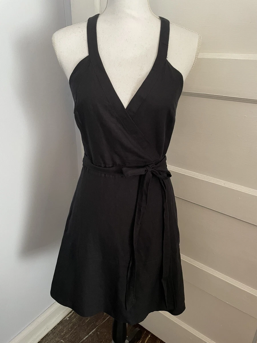 J crew hotsell linen wrap dress