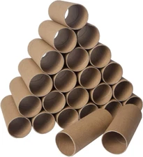 30 Pack Craft Rolls - Thick Cardboard Tubes for Crafts - round Tubes - Cardboard