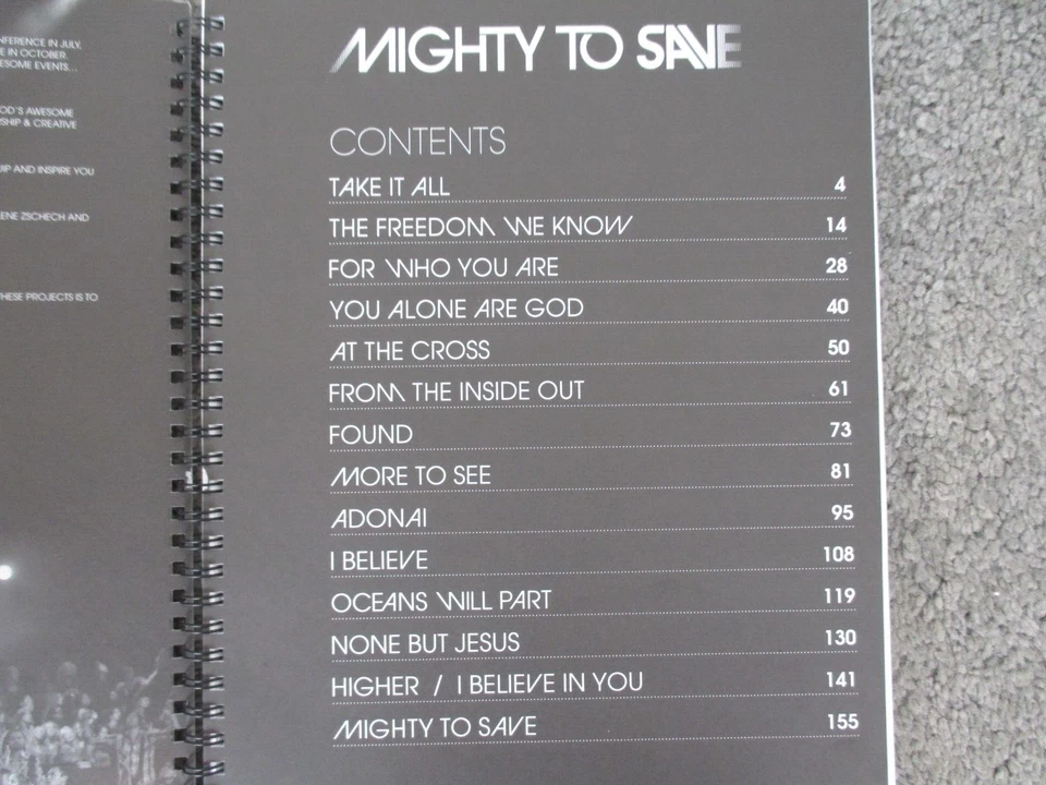 Hillsong : Live Mighty To Save Song Book Worship/Religion Music Sing - Image 4 of 4