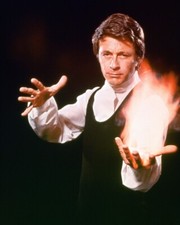Bill Bixby the Magician 24x36 inch Poster with fire in hand Cult TV Series