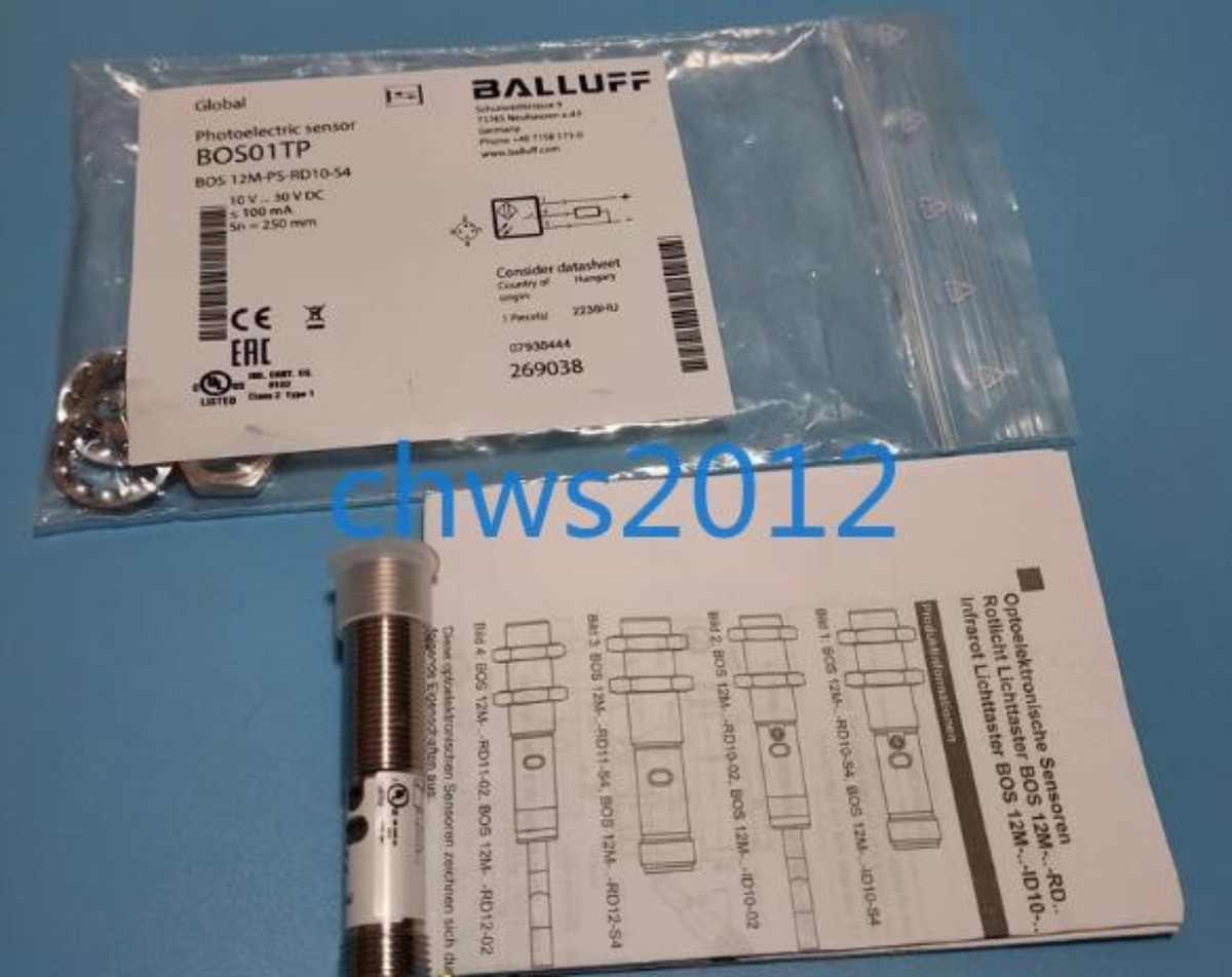 1PCS NEU BALLUFF BOS 12M PA RH12 S4 BOS01ZU Sensor EUR 223,90 DE 1PCS NEU BALLUFF BOS 12M PA RH12 S4 BOS01ZU Sensor EUR 223,90 DE