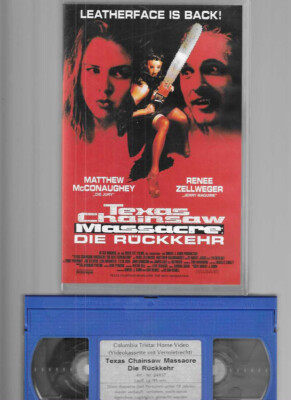 Matthew McConaughey  Texas Chainsaw Massacre  DIE RÜCKKEHR   VHS Rarität  FSK 18