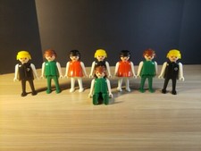 1974 Geobra Vintage Playmobil Figures Lot Of 8 