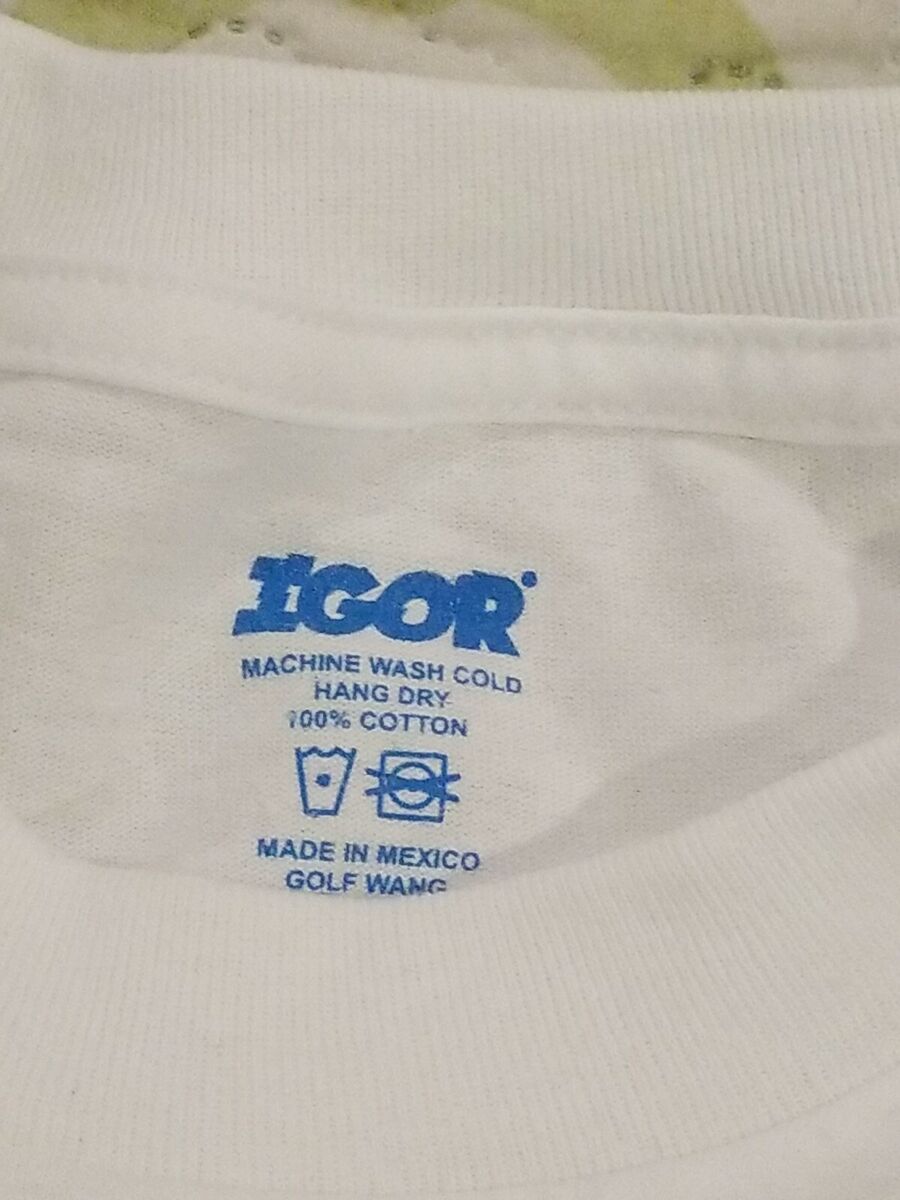 Tyler the Creator Igor Tour Merch T Shirt Golf Wang OFFICIAL MSG