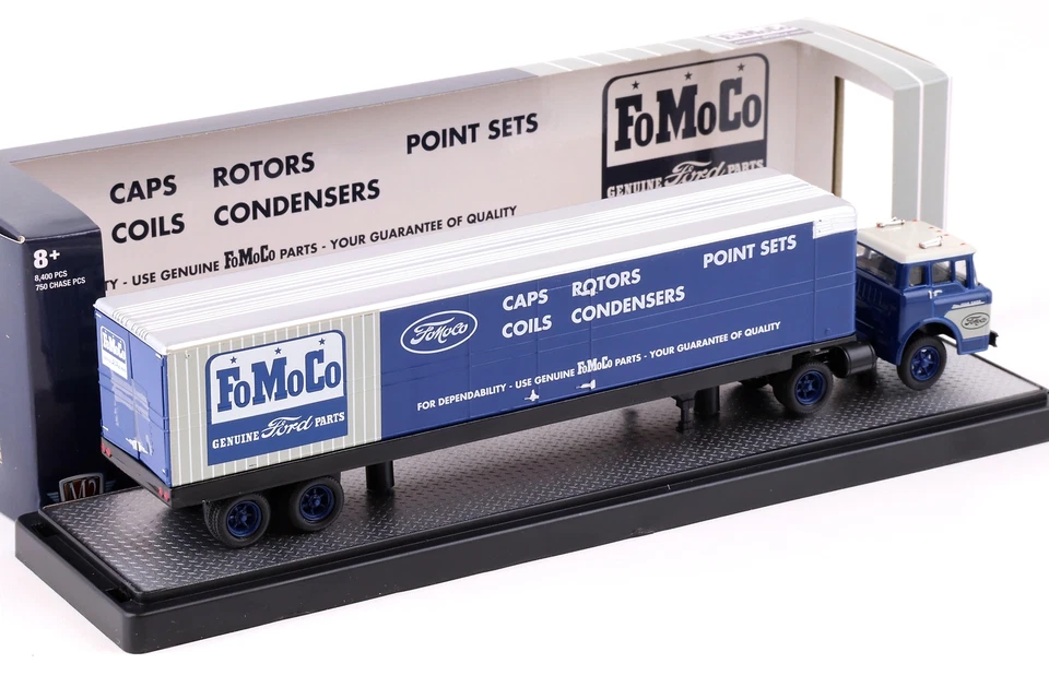 1:64 M2 Machines 1958 Ford C-600 & 1956 Ford F-100 Camion Fomoco - Immagine 2 di 3