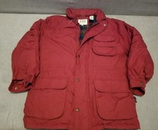 Men Vtg 90s The Rogue (Woolrich Style) Parka Coat Jacket Plaid Lining, Down Sz M