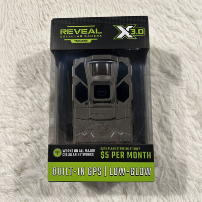 Reveal Cellular Camera Tactacam X 3.0 Built in GPS NEW #1 rated