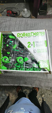 Roller Derby 2 in 1 Inline/Quad Youth Skates Green/Black Boxed