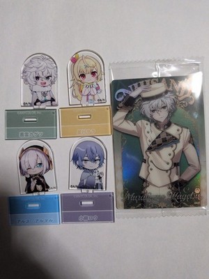 Nijisanji Choco Egg: 4 Mini Acrylic Stands + 1 Wafer Card; Hoshikawa Sara, Arus