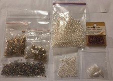 Mixed Beads, simulated pearls various sizes and colors