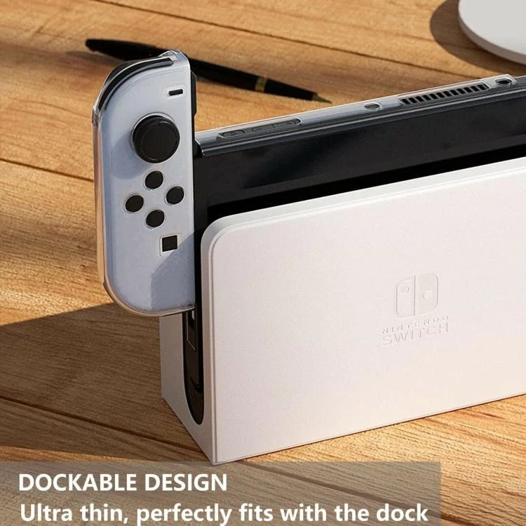 PC Hard Case For Nintendo Switch OLED Console Protective Shell Dock Cover - Image 2 of 4