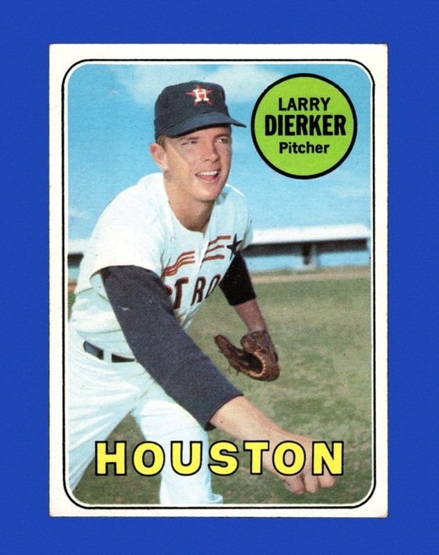 1969 Topps Set-Break #411 Larry Dierker EX-EXMINT *GMCARDS*