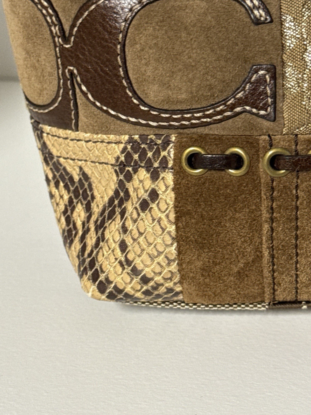 Coach Leopard Patchwork Limited Edition Top Handl… - image 9