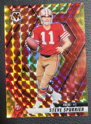 2025 Panini Mosaic Choice Steve Spurrier Red & Yellow /89 49ers