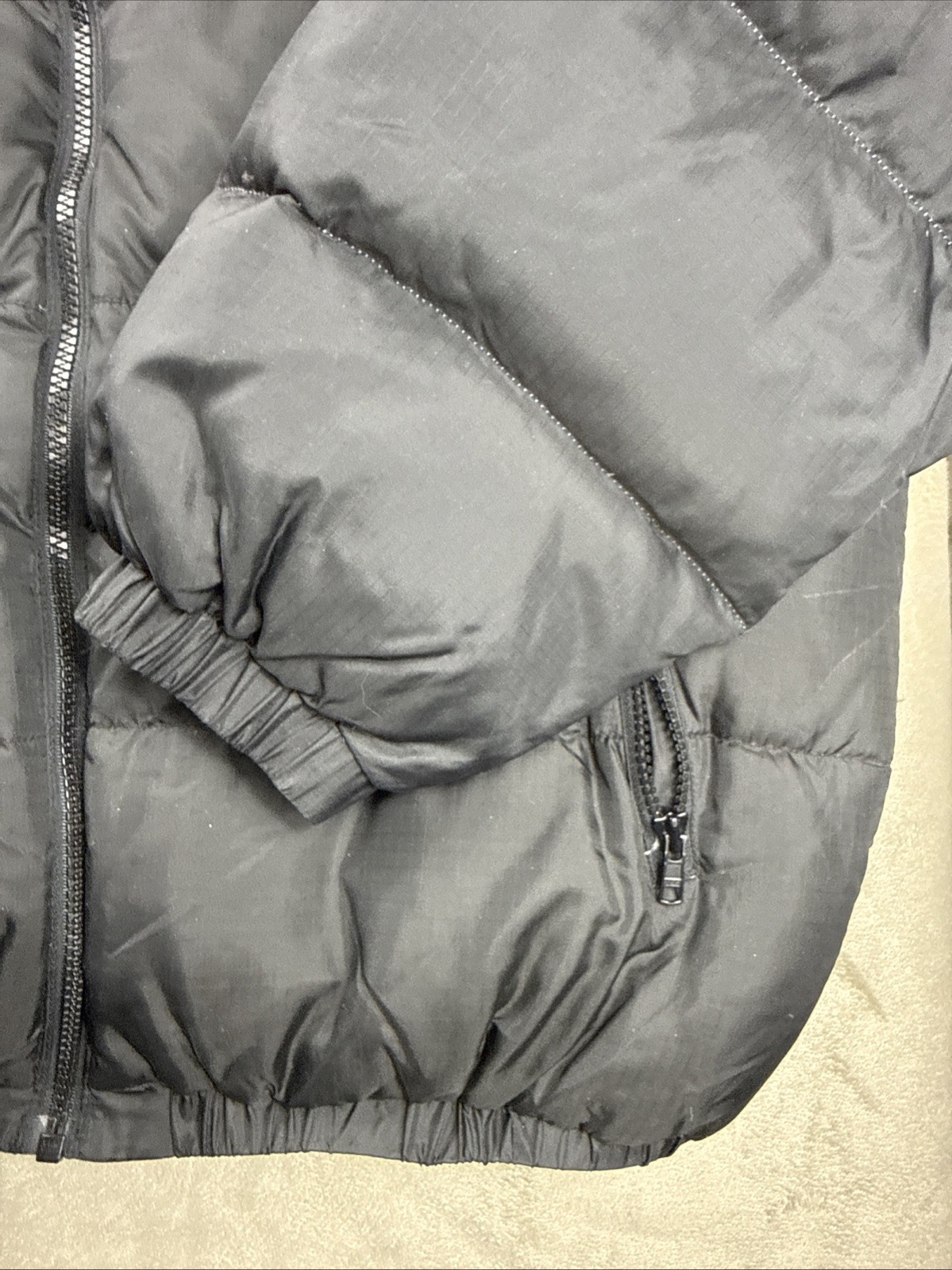 First Down Sub Zero Down Puffer Small Jacket Blac… - image 5