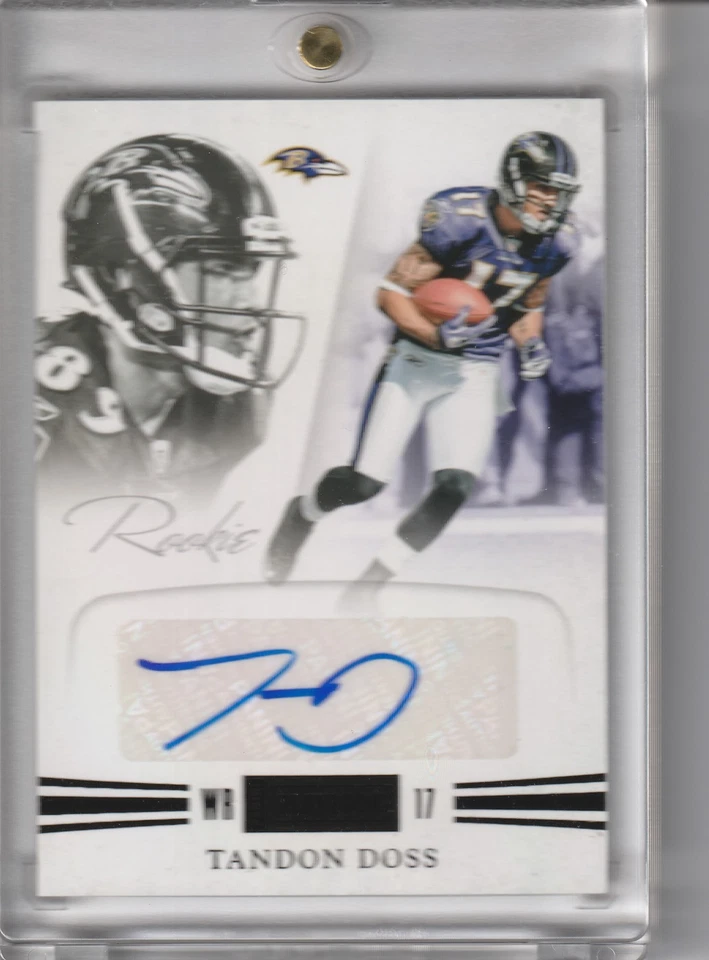 1/1 Tandon Doss ON CARD RC Auto 2012 Panini Playbook One of One FREE SHIPPING - Image 4 of 4