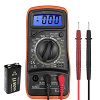 Wingluge Digital Multimeter, Voltmeter Batterietester SpannungsprüFer, 2000