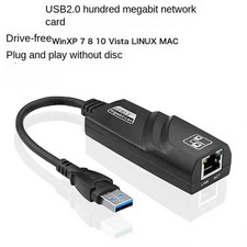 USB 3.0 Gigabit Ethernet LAN RJ45 1000Mbps Network Adapter For Windows PC