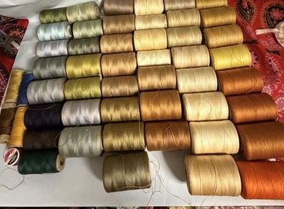 VTG Star Mercerized Sewing American Thread Co Assort Colors Will Boil 50 Pc Set