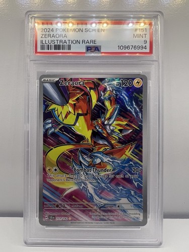 Zeraora graded PSA 9 for sale on eBay