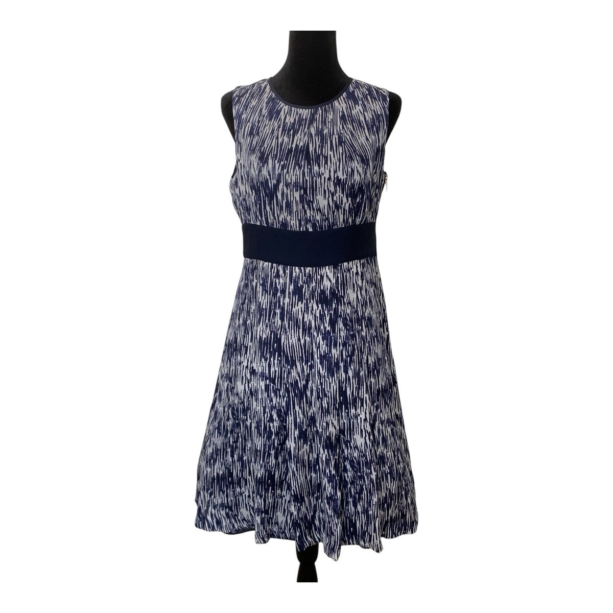 blue and white modest dress Kimberly Modest Dress in Bluejay Large