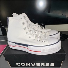 Converse Chuck Taylor All Star Lift Platform High Top White Canvas A03961C
