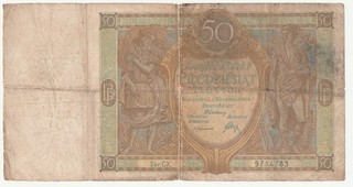 50 Zlotych 1929 Polen.