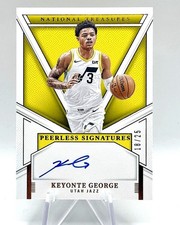 2024-25 Panini National Treasures Peerless Signatures Keyonte George Auto /25 