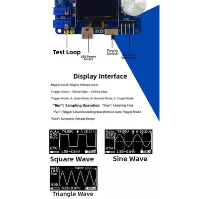 Mehrere Trigger-Modi Zum Selbermachen Oszilloskop Kit Digital Scope Engineering