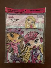 NEW Bratz Kidz Pajamas PJ Girls 2 Piece Long Sleeve Set Size 4 NIP