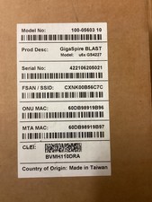 100-05603 Calix GS4227 GigaSpire Blast u6x Router 10 Gbps WAN Port