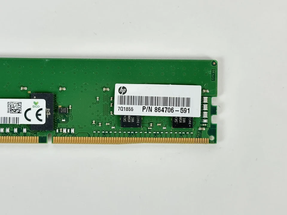 HP 1x 8GB 1Rx8 PC4-2666V-R Reg RDIMM DDR4 ECC RAM Memory 864706-591 - Image 4 of 4