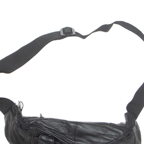 Damen Bauchtasche schwarz Leder - Bild 2 von 6